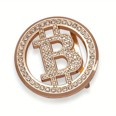 Alloy Round Buckle Casual Belt Buckle for Men