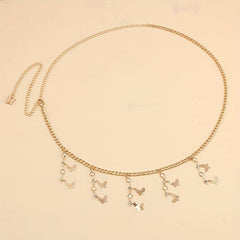 Butterfly Tassel Charm Chain Belt Waist Chain Jewelry