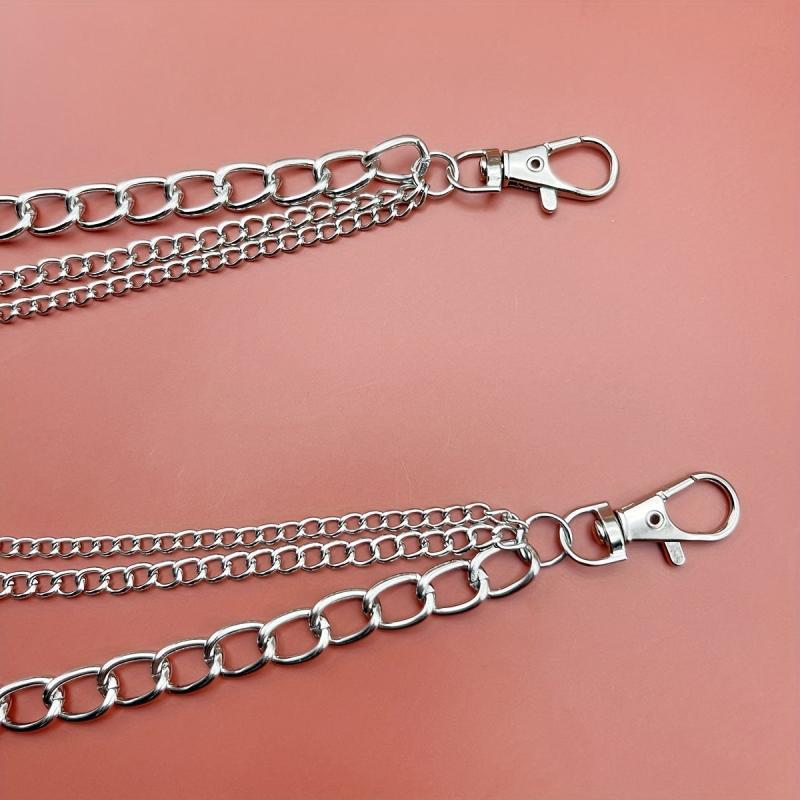 Key Lock Three Layer Waist Chain Hip Hop Rock Chain Punk Gothic Belt Chain