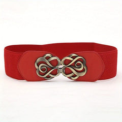 Men's Rose Pattern Buckle Belt for Outdoor Party Holiday Working
