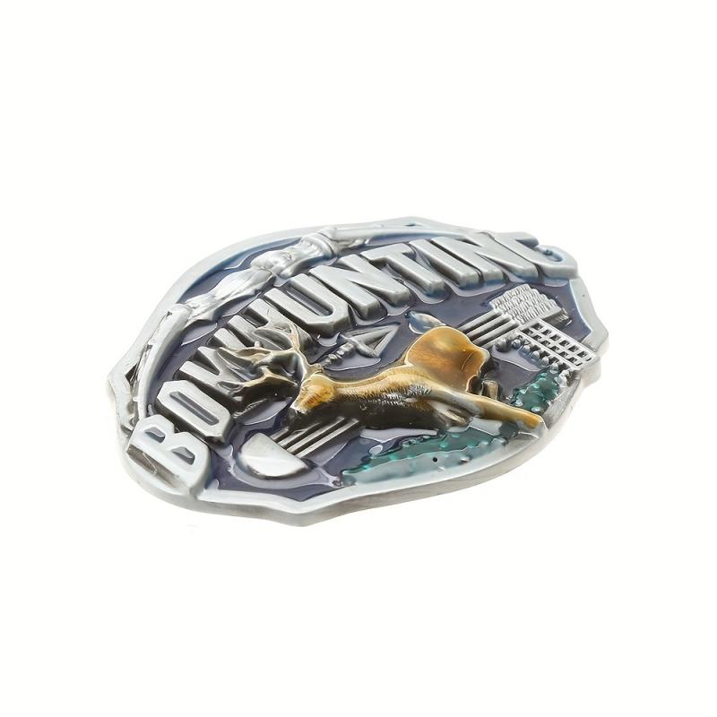 Western Cowboy Deer Belt Buckle Retro Casual Belt Buckle Belts Decoration