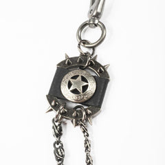 Men's Retro Pentagram Waist Chain Metal Punk Rock Double Chain Ring Pants Chain