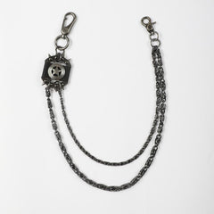 Men's Retro Pentagram Waist Chain Metal Punk Rock Double Chain Ring Pants Chain