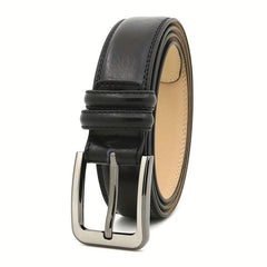 Men's Leather Business Belt for Jeans Pants