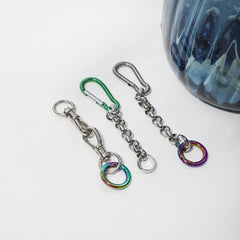 Men's Colorful Iron Pants Chain Hip Hop Style