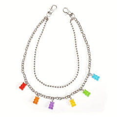 Acrylic Pendant Tassel Waist Chain Metal Dress Belt