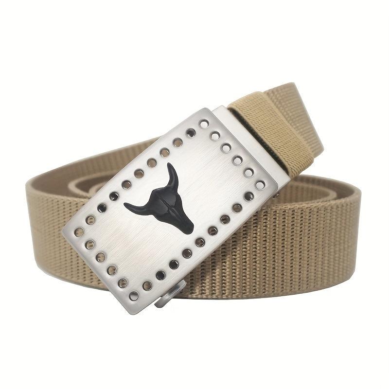 Nylon Canvas Belt Casual Men's Leather Belt Outdoor Sports