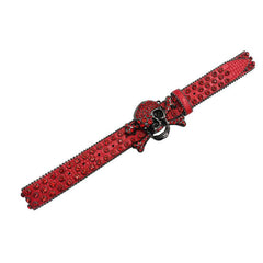 Sparkle Studded Rhinestone Western Cowboy Belt for Jeans Dress