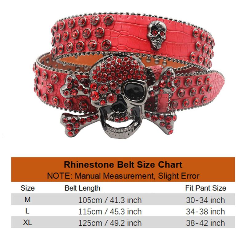 Sparkle Studded Rhinestone Western Cowboy Belt for Jeans Dress