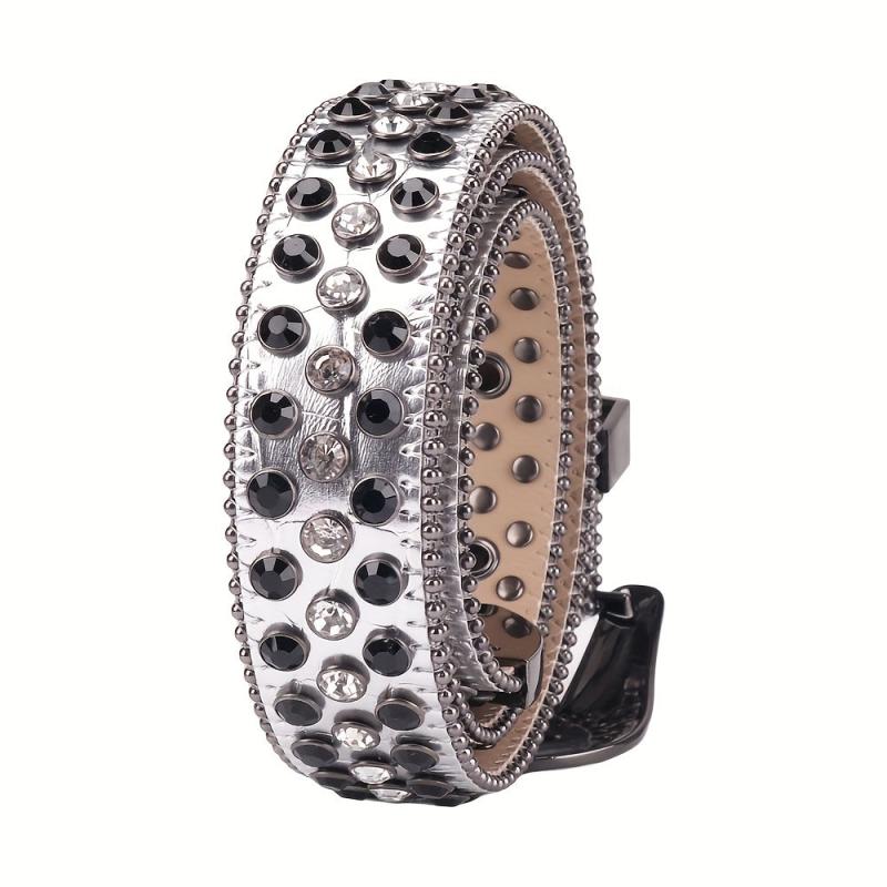 Sparkle Studded Rhinestone Western Cowboy Belt