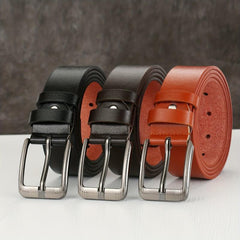 Men's Pin Buckle Leather Belt Casual Jeans Pants Waist Strap