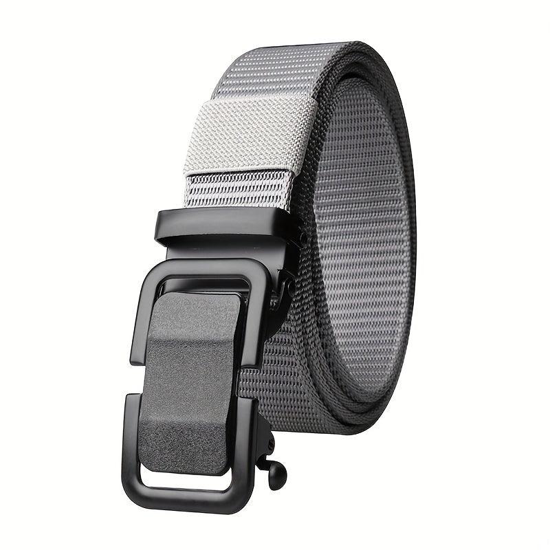 Men's Outdoor Training Belt Nylon Webbing Metal Buckle Work Belt