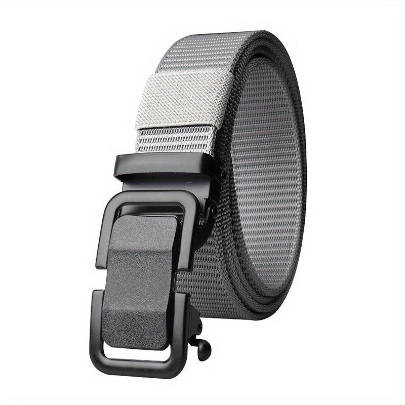 Men's Outdoor Training Belt Nylon Webbing Metal Buckle Work Belt