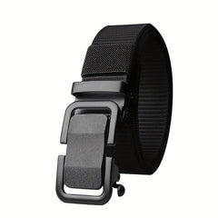 Men's Outdoor Training Belt Nylon Webbing Metal Buckle Work Belt