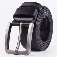 Men's Leather Belt Pin Buckle Waist Strap
