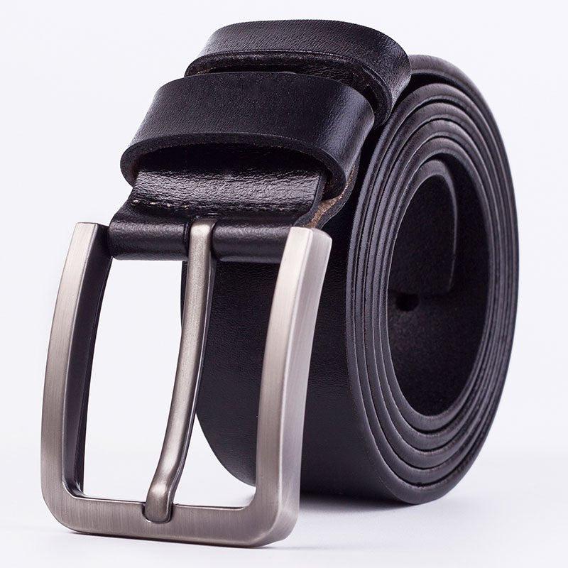 Men's Leather Belt Pin Buckle Waist Strap