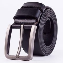 Men's Leather Belt Pin Buckle Waist Strap