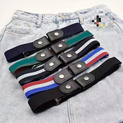 Men's Elastic Invisible Belt for Jeans, No Trace, Versatile
