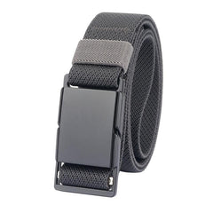 Men's Metal Magnetic Buckle Elastic Belt 3 Wide