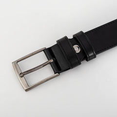 Men's Pin Buckle PU Leather Belt for Casual Wear