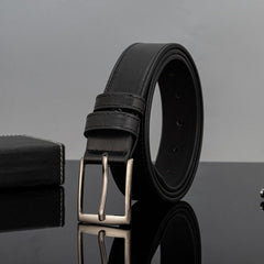 Men's Pin Buckle PU Leather Belt for Casual Wear