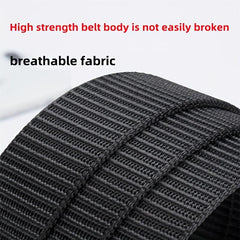 Smooth Buckle Nylon Tactical Belt for Outdoor Sports