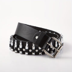 Men's Punk Bullet Belt Rivet Rock Decorative Leather Belt