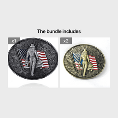 Western Cowboy Classic Belt Buckle