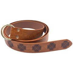 Medieval Celtic Knot Embossed Belt Knight Ring Belt COSPLAY Stage Prop