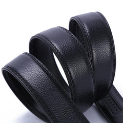 Men's Leather Auto Buckle Belt 3 Business Men
