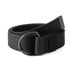 Men's Leather Belt with Silver Buckle