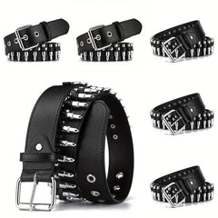 Rivet Belt Men's Punk European And American Bullet Belt
