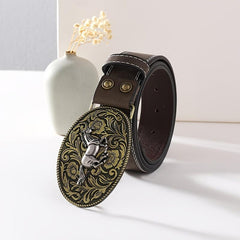 Casual Vintage Belt Business Style PU Leather Belt Men