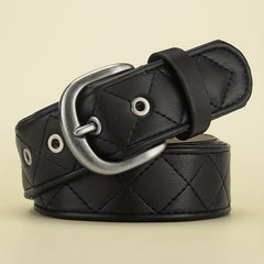 Men's Alloy Needle Buckle Belt PU Leather Jeans Belt