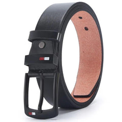 Men's Classic PU Leather Square Buckle Belt