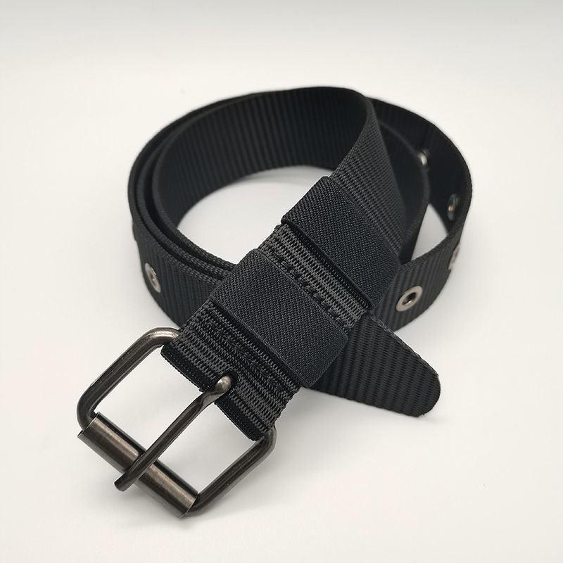 Canvas Belt Men's Pin Buckle Thickened Durable Nylon Leather
