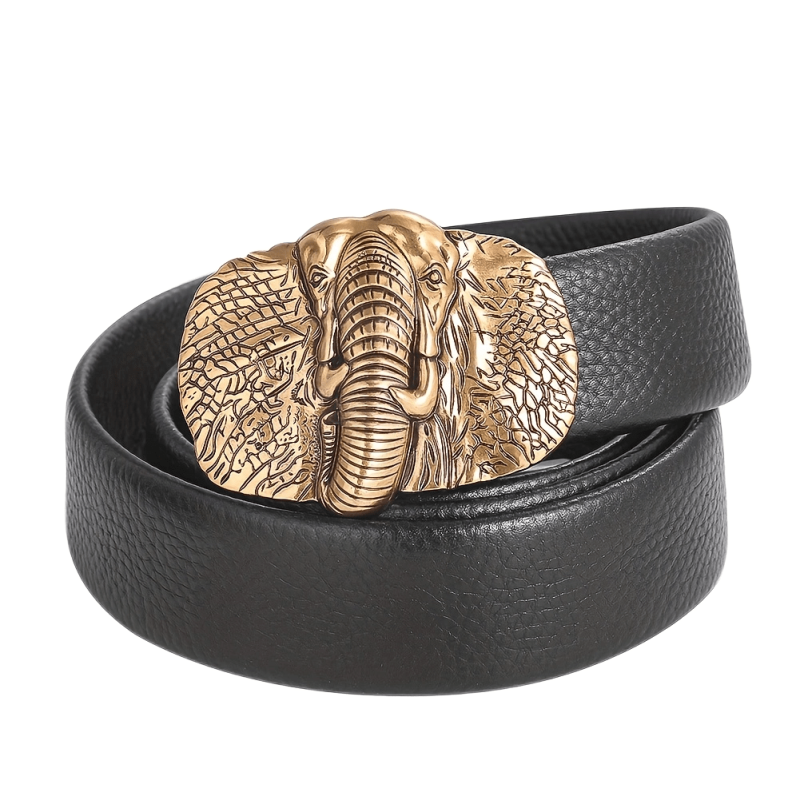 African Elephant Belt Buckle Western Cowboy Punk Hip Hop Belt Buckle