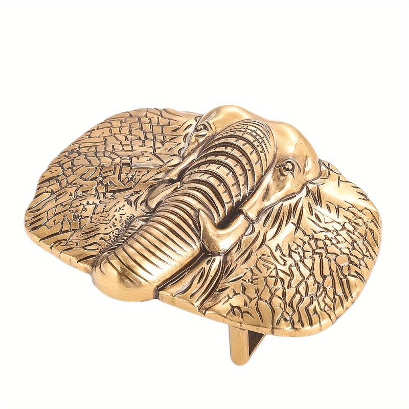 African Elephant Belt Buckle Western Cowboy Punk Hip Hop Belt Buckle