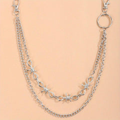 Golden Double Layer Pants Chain Body Jewelry
