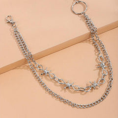 Golden Double Layer Pants Chain Body Jewelry