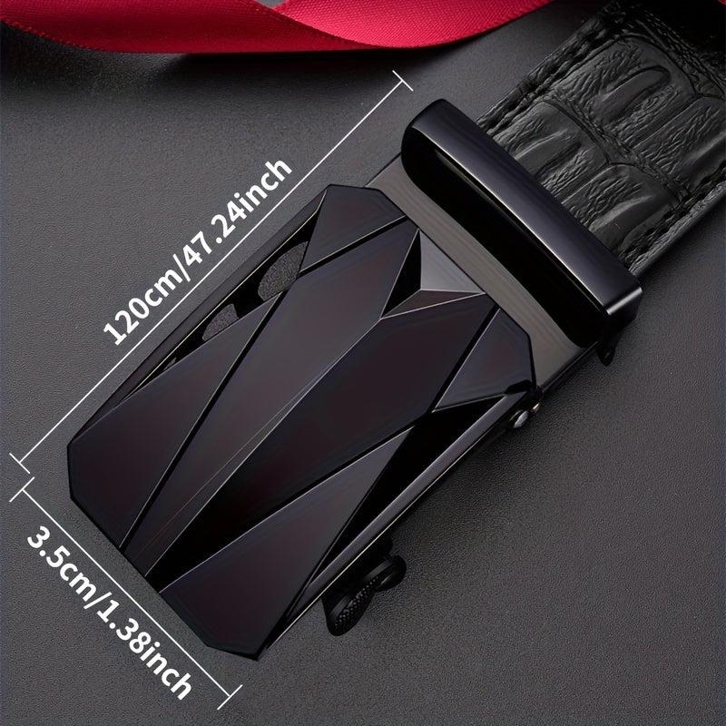 Automatic Buckle Business Belt for Men