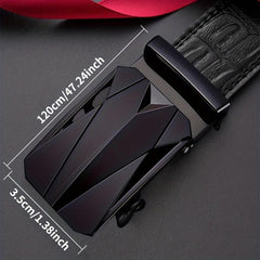 Automatic Buckle Business Belt for Men