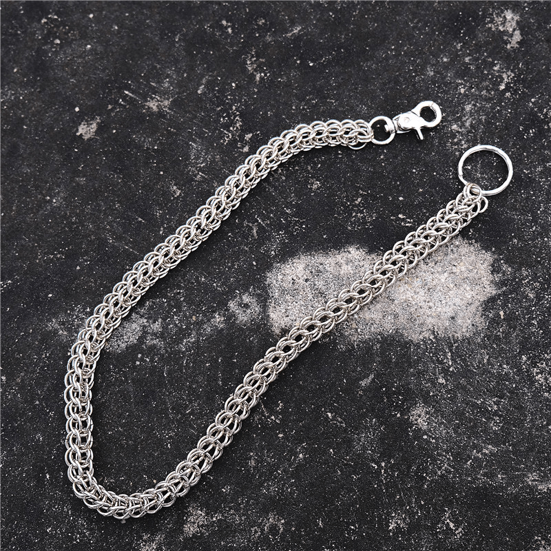 Motorcycle Cars Keychain Metal Wallet Belt Chain Long Punk HipHop Jewelry
