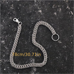 Motorcycle Cars Keychain Metal Wallet Belt Chain Long Punk HipHop Jewelry