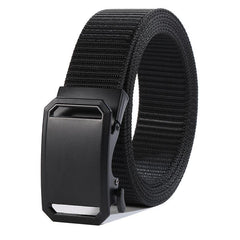 Men Tactical Canvas Belt Buckle