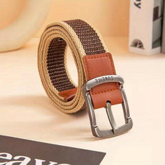 Canvas Belt with Alloy Pin Buckle for Military Training