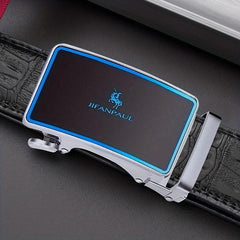 Men's Casual Business Auto Buckle Belt for Pants Jeans