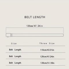 Men's Leather Business Belt & Buckle - Perfect Gift for Husband or Father