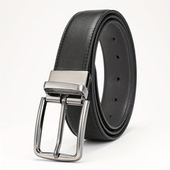 Alloy Buckle PU Leather Belt Accessory for Men