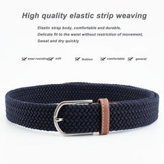 Thin Elastic Canvas Youth Belt for Men and Women